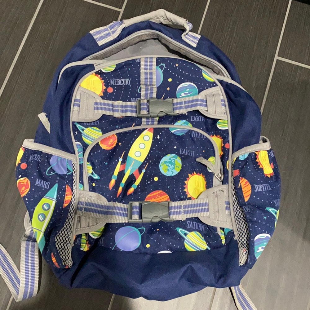 Large pottery barn backpack and classic lunch EUC